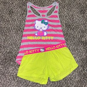 Hello Kitty pajama set (Medium for both)